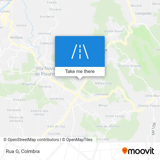 Rua G map