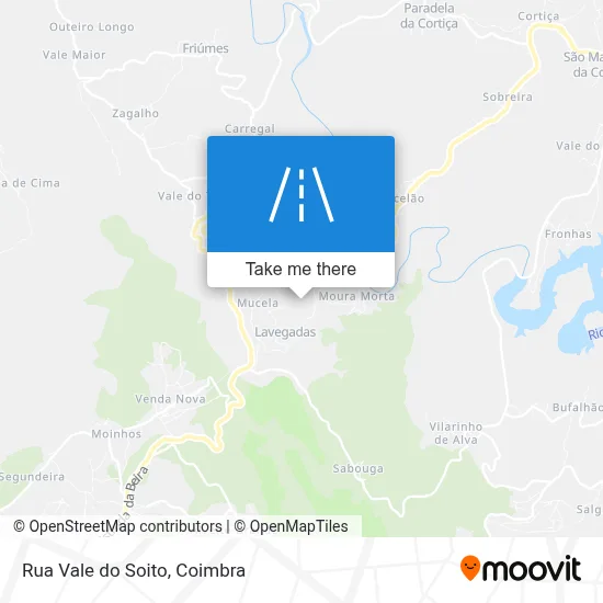 Rua Vale do Soito map