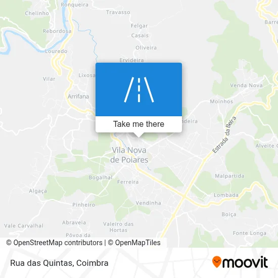 Rua das Quintas map