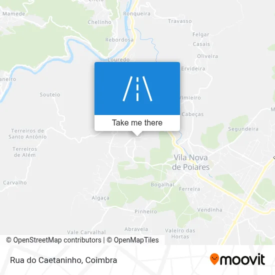 Rua do Caetaninho map