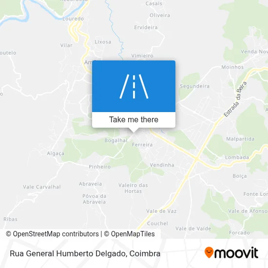 Rua General Humberto Delgado map
