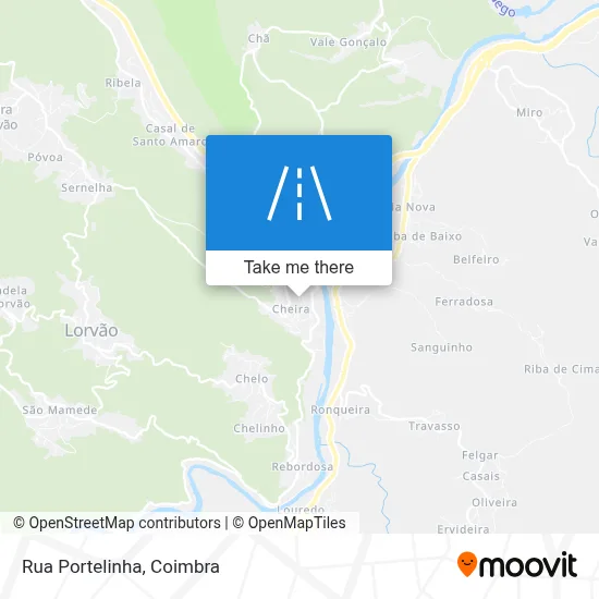 Rua Portelinha map