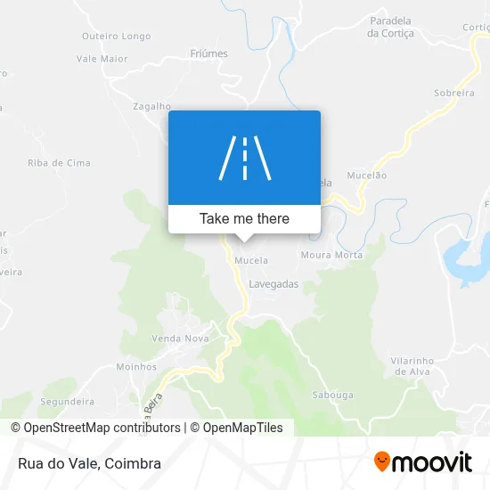 Rua do Vale map