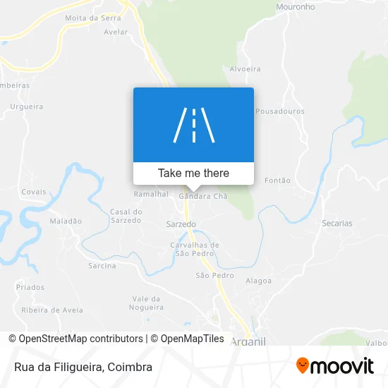 Rua da Filigueira map