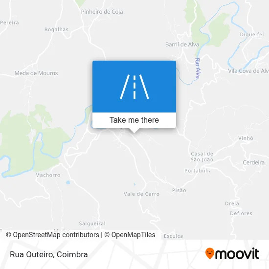 Rua Outeiro map