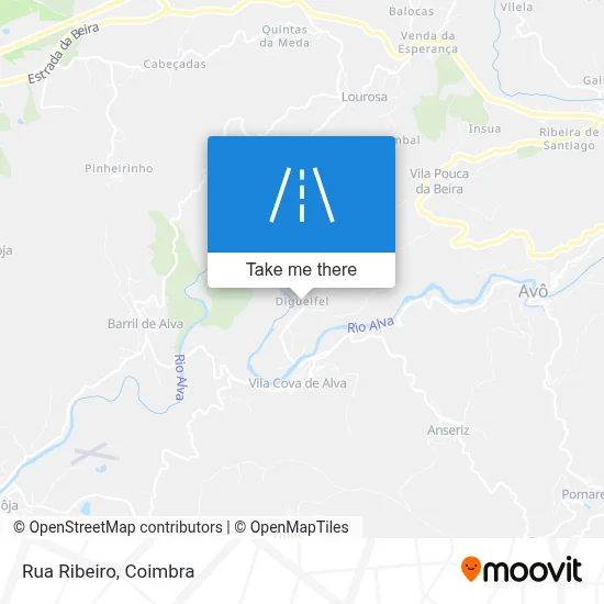 Rua Ribeiro map