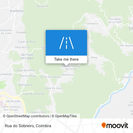 Rua do Sobreiro map