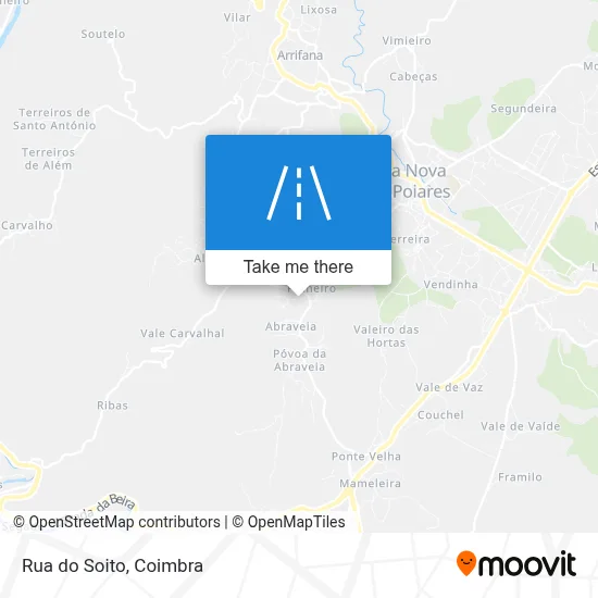Rua do Soito map
