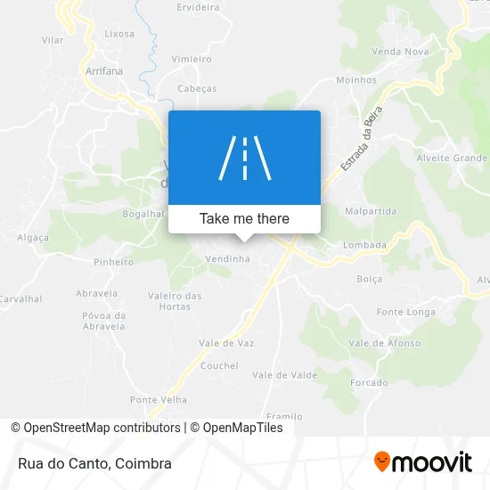 Rua do Canto map