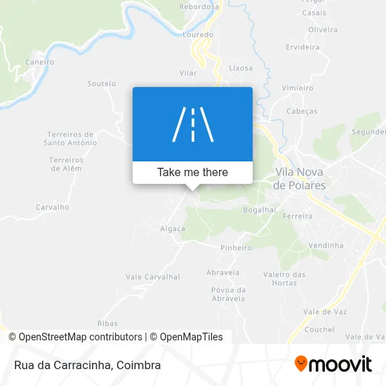 Rua da Carracinha map