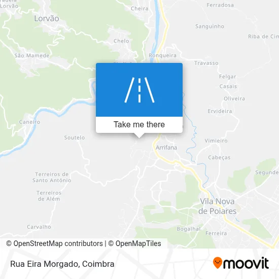 Rua Eira Morgado map