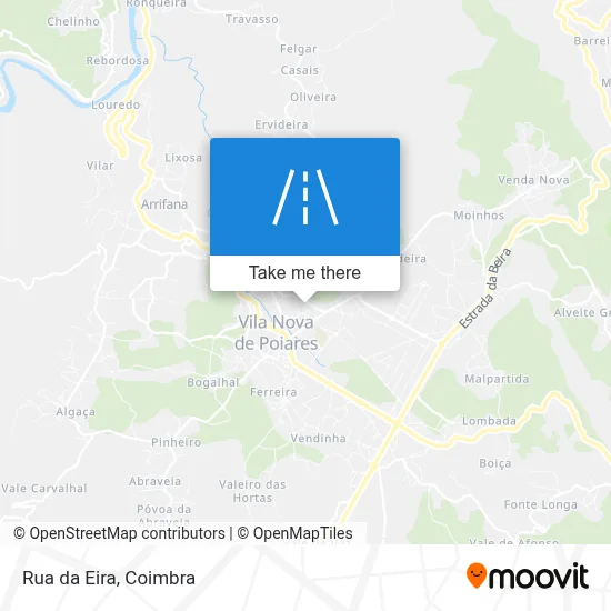 Rua da Eira map