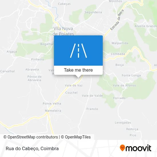 Rua do Cabeço map