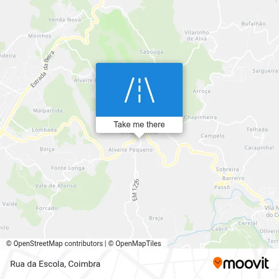 Rua da Escola map