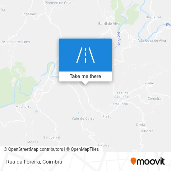 Rua da Foreira map