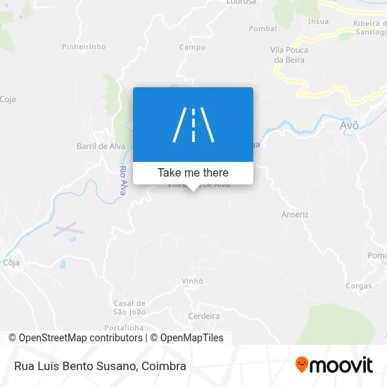 Rua Luis Bento Susano map