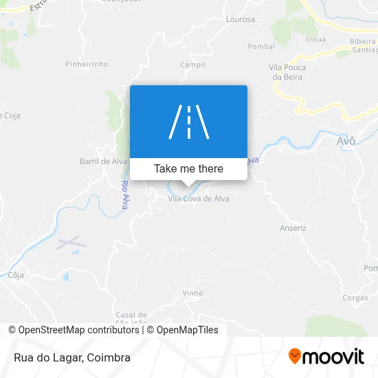 Rua do Lagar map