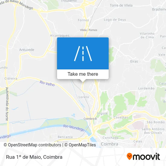 Rua 1º de Maio map