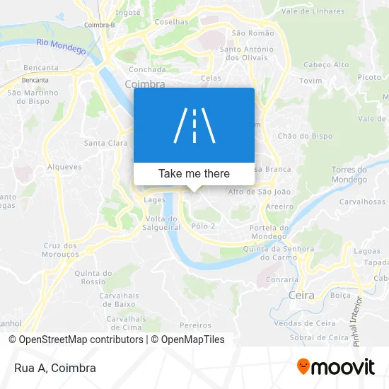 Rua A map