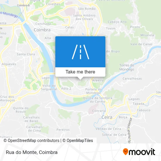 Rua do Monte map