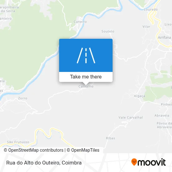 Rua do Alto do Outeiro map