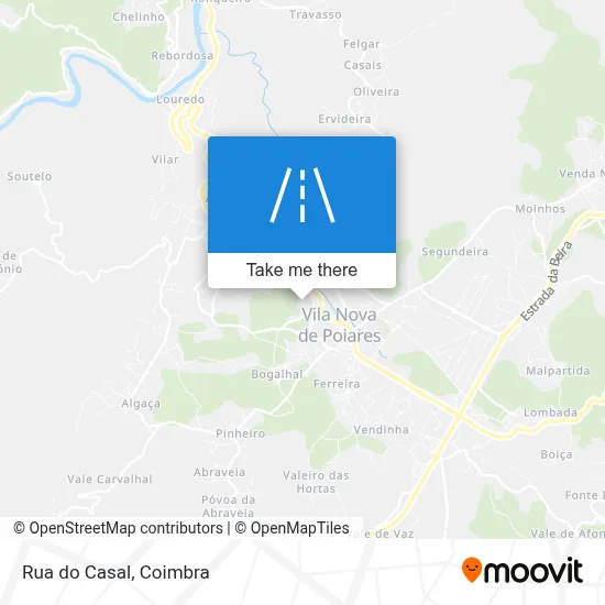 Rua do Casal map