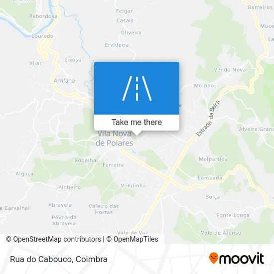 Rua do Cabouco map