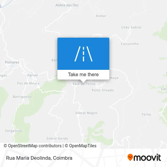 Rua Maria Deolinda map
