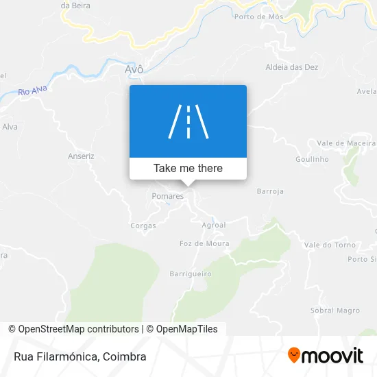 Rua Filarmónica map