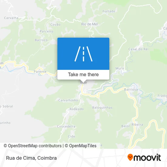 Rua de Cima map
