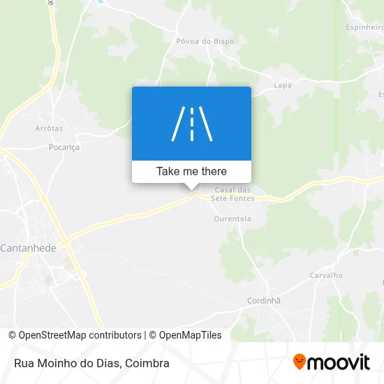Rua Moinho do Dias map