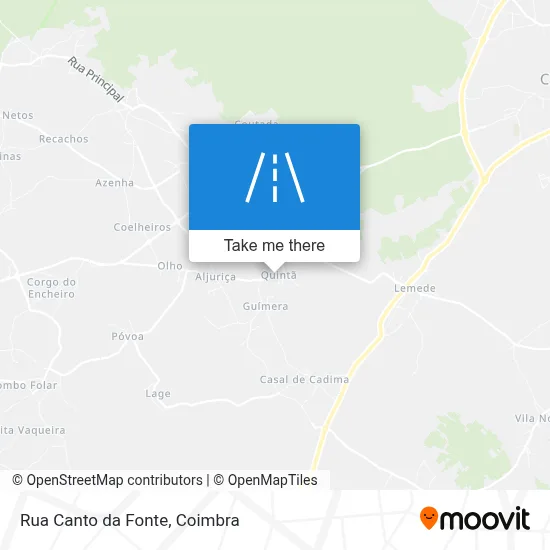 Rua Canto da Fonte map