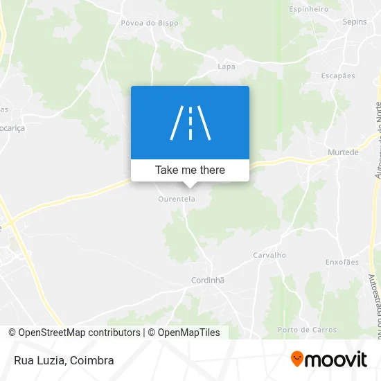 Rua Luzia map
