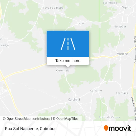 Rua Sol Nascente map