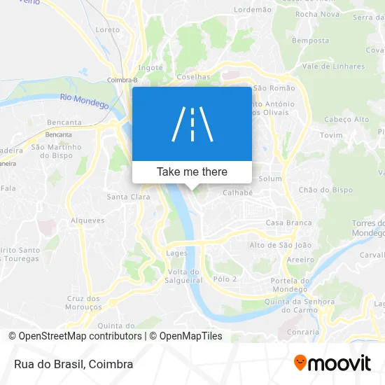 Rua do Brasil map