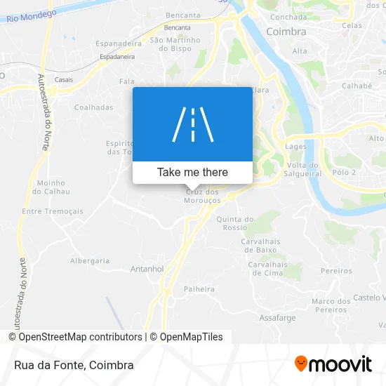 Rua da Fonte map