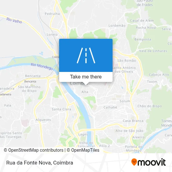 Rua da Fonte Nova map