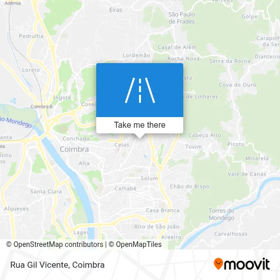Rua Gil Vicente map