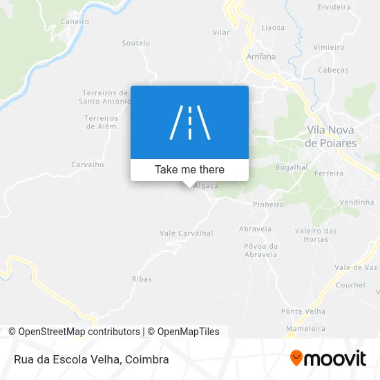Rua da Escola Velha map