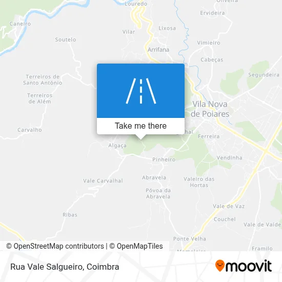 Rua Vale Salgueiro map