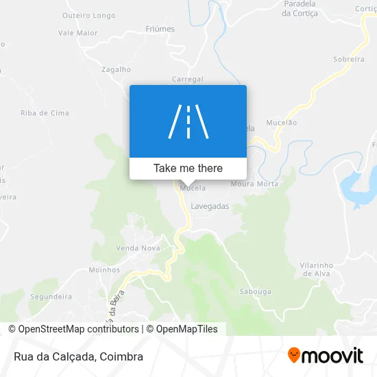 Rua da Calçada map