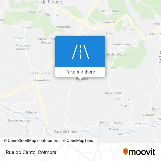 Rua do Canto map