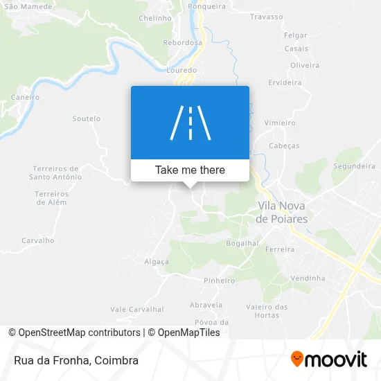 Rua da Fronha map