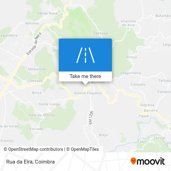 Rua da Eira map