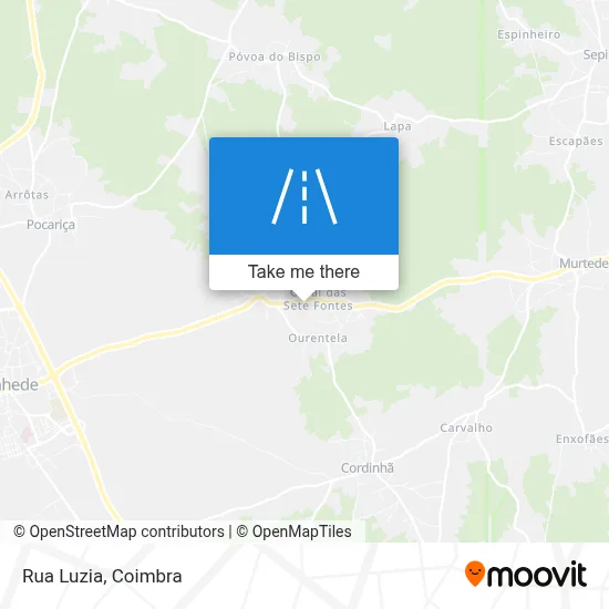 Rua Luzia map