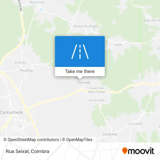 Rua Seixal map
