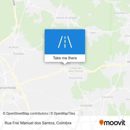 Rua Frei Manuel dos Santos map