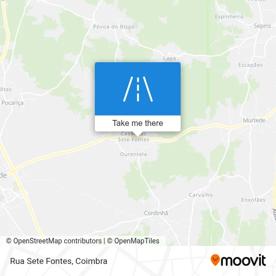 Rua Sete Fontes map