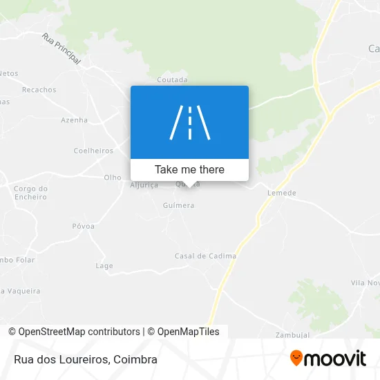 Rua dos Loureiros map