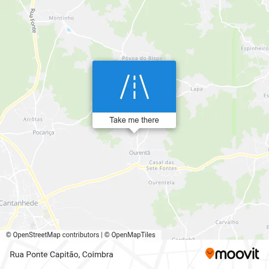 Rua Ponte Capitão map